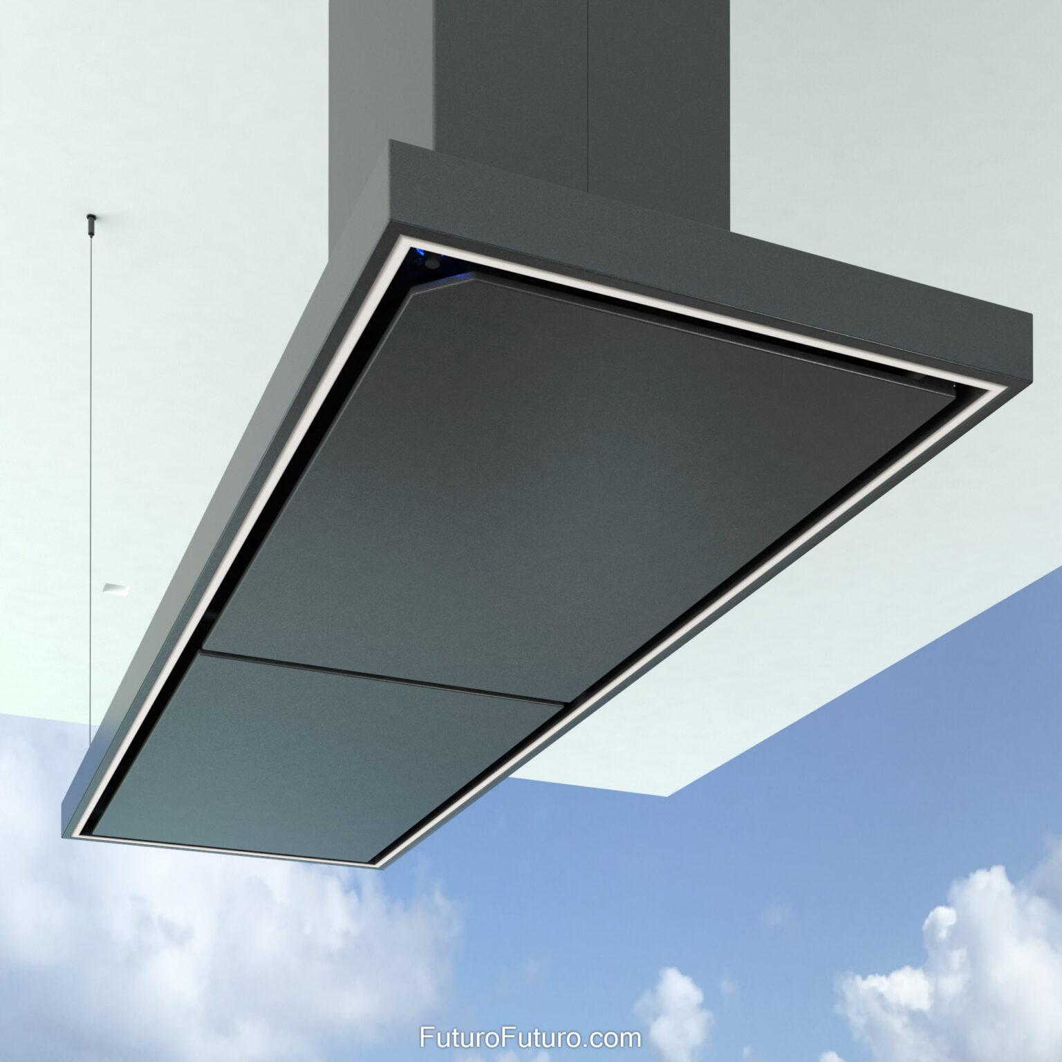 Futuro Futuro 69″ Turo Black Island Range Hood
