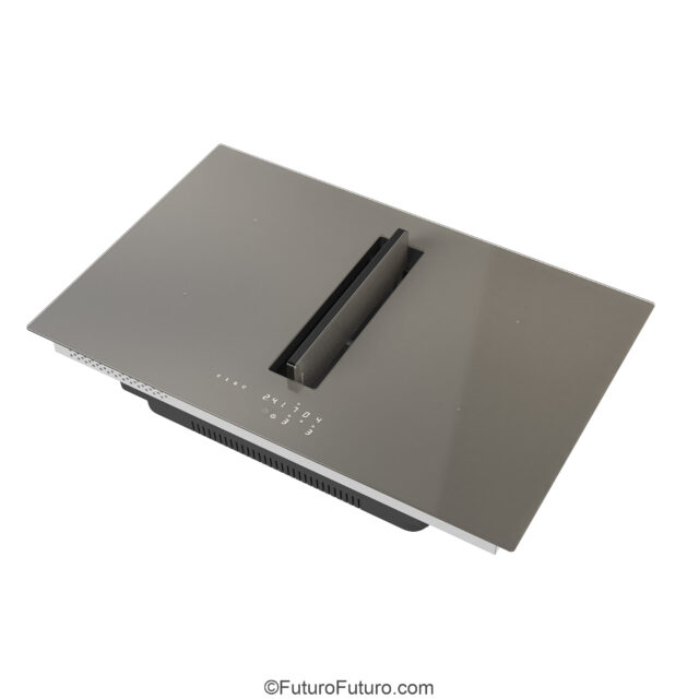 32-inch Portofino Charcoal induction cooktop with integrated ventilation