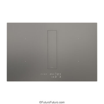 Futuro Futuro 32-inch Portofino Charcoal downdraft induction cooktop front view