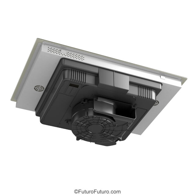 Portofino Charcoal cooktop with grease filter maintenance alert