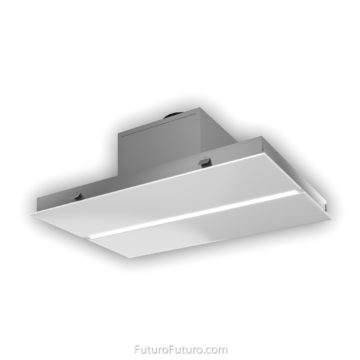 Futuro Futuro 36″ Savona White Ceiling Range Hood