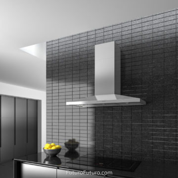 Futuro Futuro 48″ Viale Black Island Range Hood