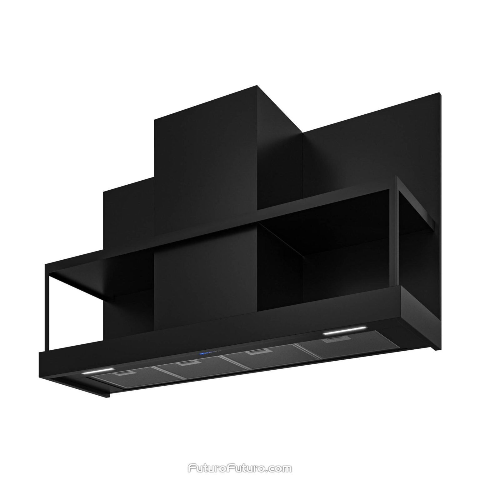 Futuro Futuro 48″ Counter Black Wall Range Hood