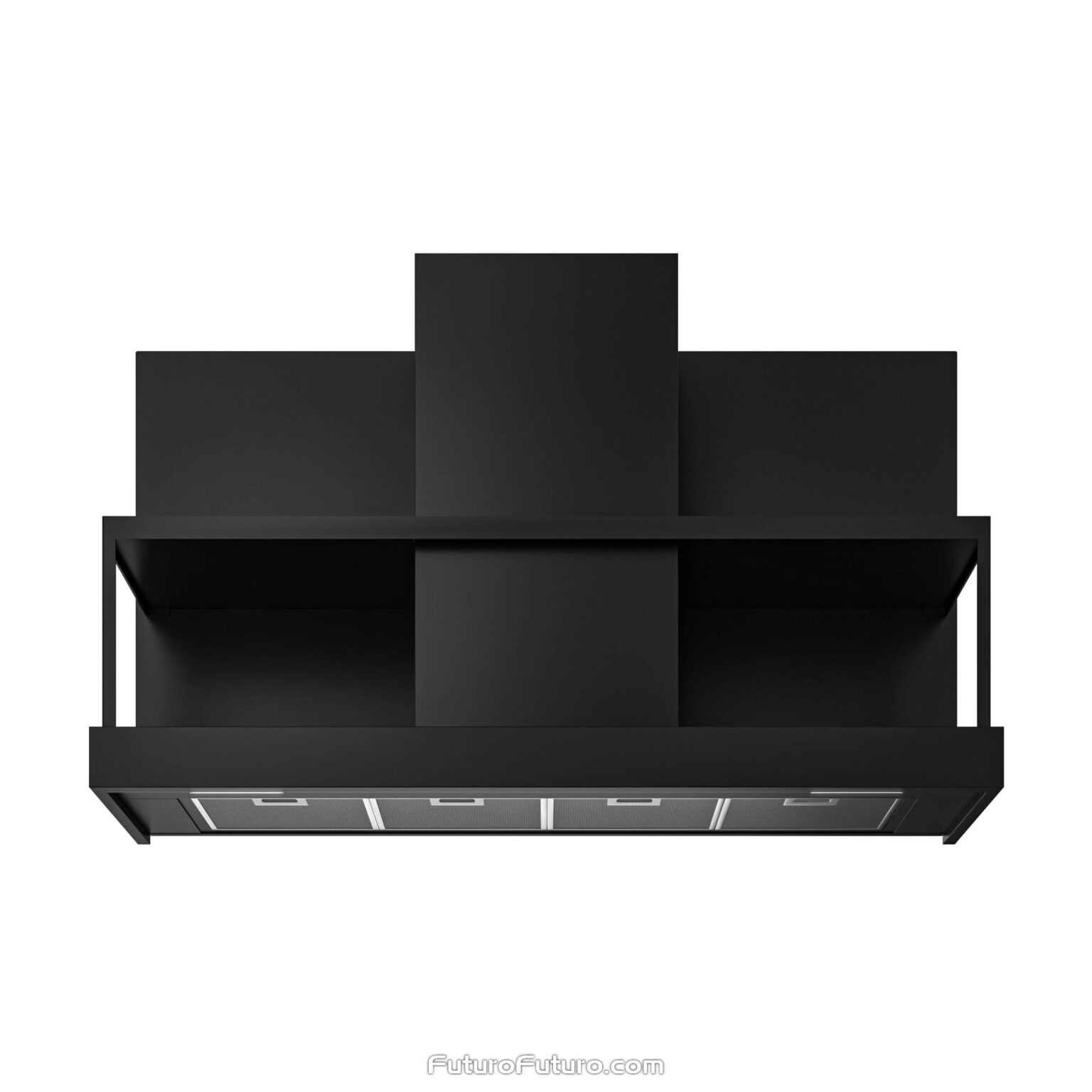 Futuro Futuro 48″ Counter Black Wall Range Hood