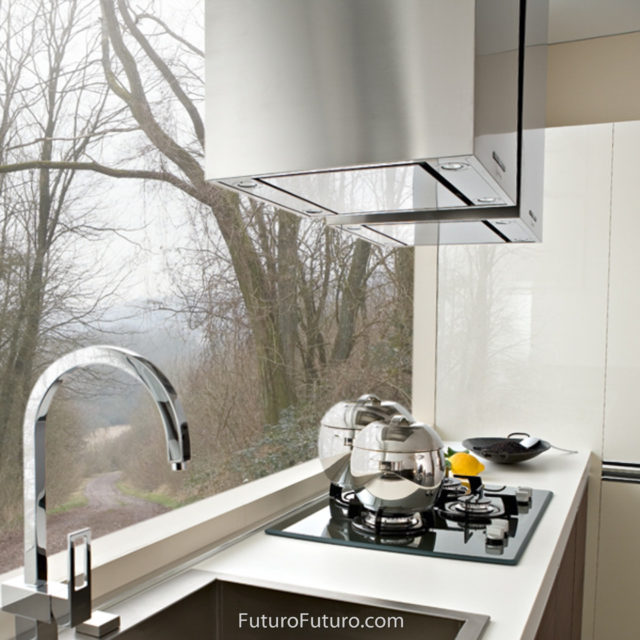 Luxury vent hood 24-inch | modern kitchen cabinets island hood