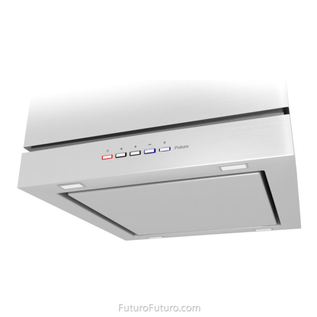 powerful 940 CFM blower kitchen fan | 4-speed touch-sensitive electronic controls vent hood