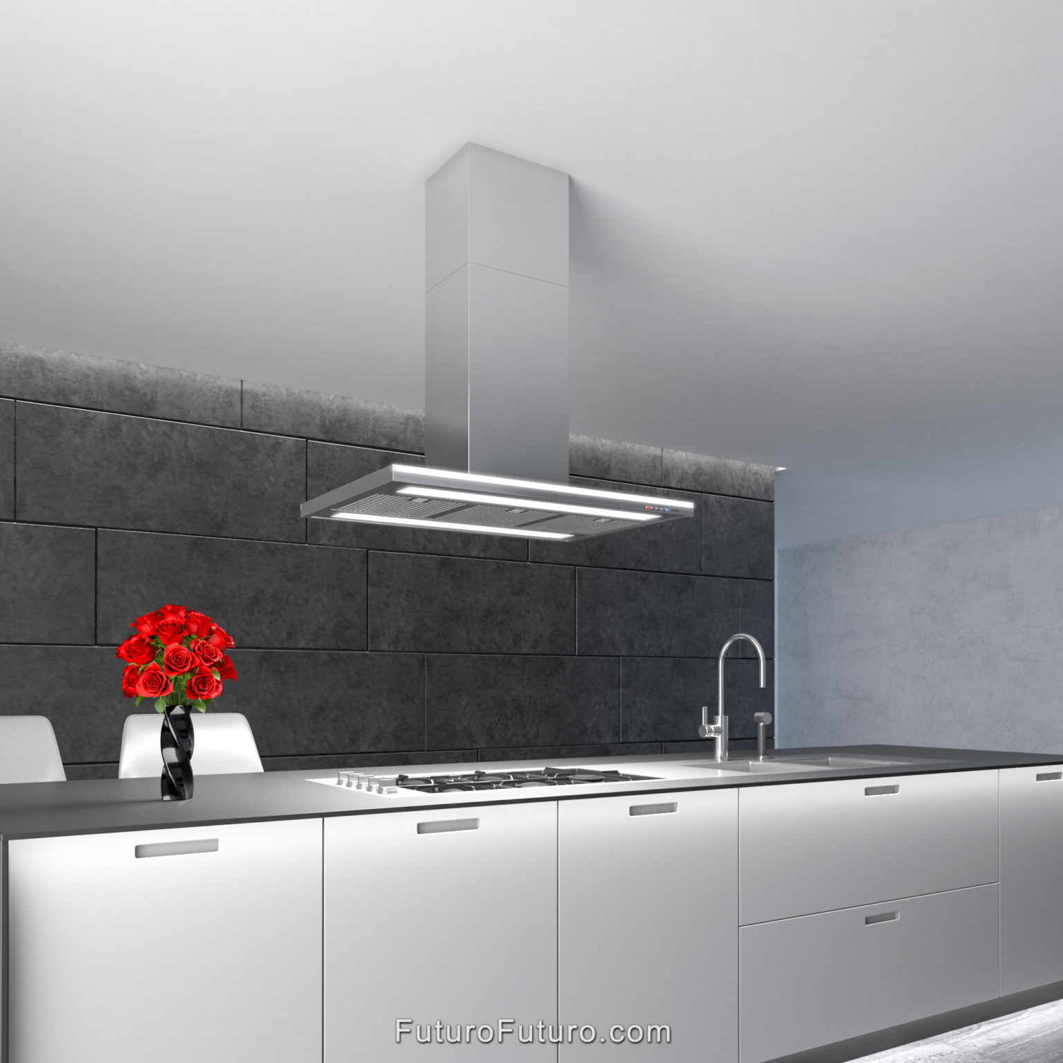Futuro Futuro 36″ Streamline Island Range Hood