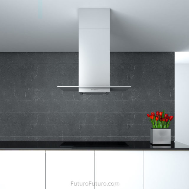 Modern kitchen cabinets stove hood | Contemporary ducted range hood