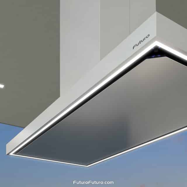 Sleek and Modern Kitchen Hood - 48-inch Inox Island
