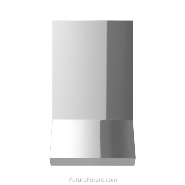 Stainless steel kitchen vent hood | Polished wall mount kitchen range hood