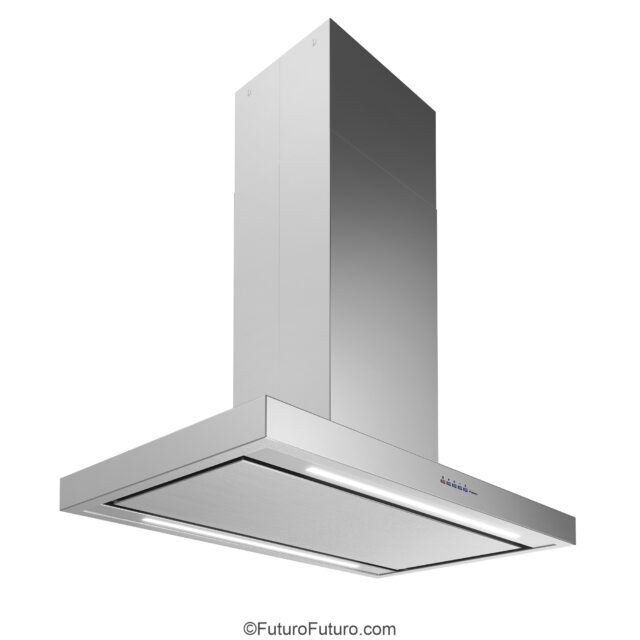 Futuro Futuro 36-inch Positano island range hood in stainless steel