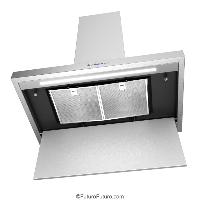 Premium Italian range hood with contemporary aesthetics