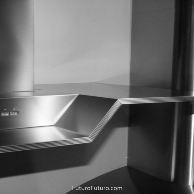Stainless steel kitchen hood | Luxury kitchen hood vent