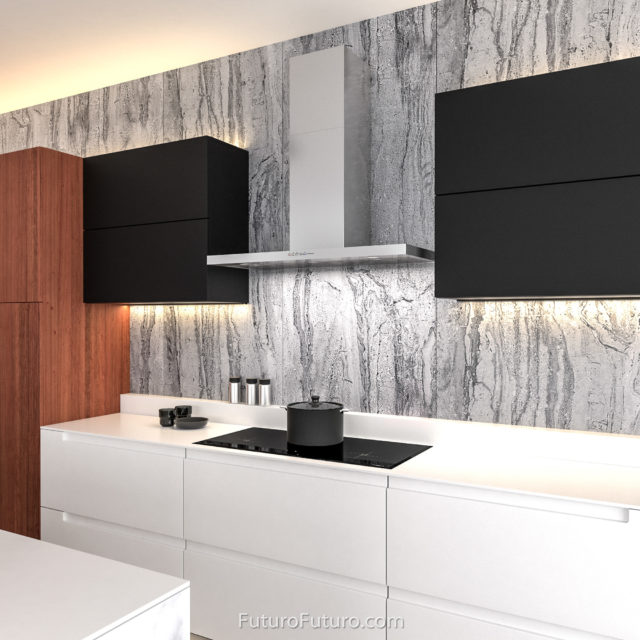 Premium kitchen range hood | Glossy kitchen wall mount range hood