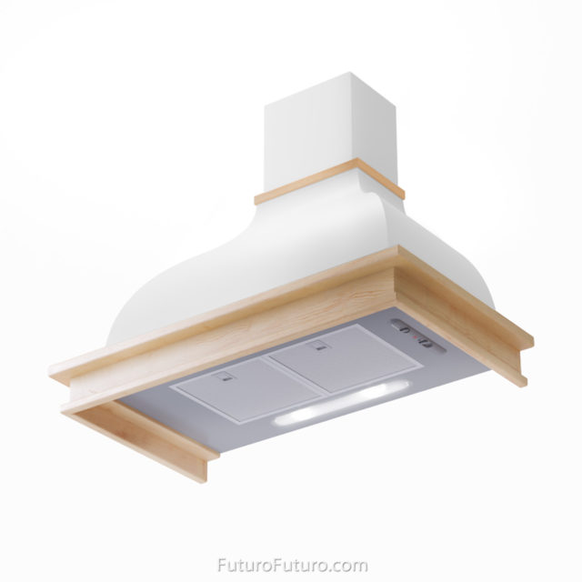 Wall mount Kitchen Range Hood | Rustic kitchen exhaust fan