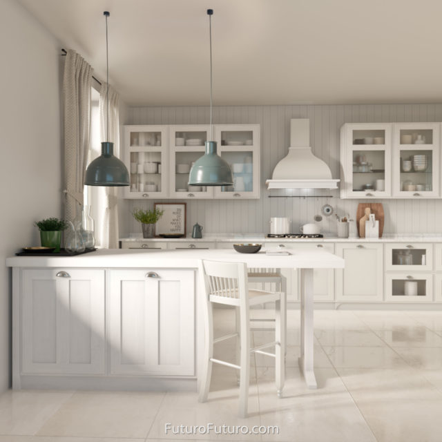 white kitchen cabinets range hood | white range hood