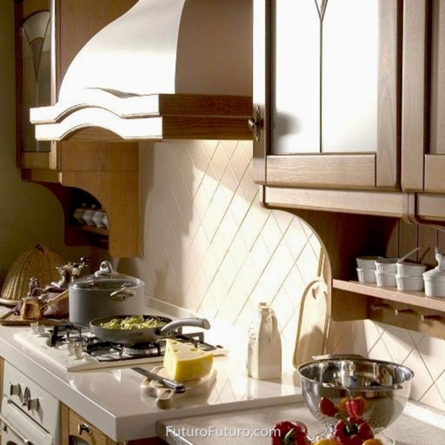 Italian best range hoods | country style stove hood