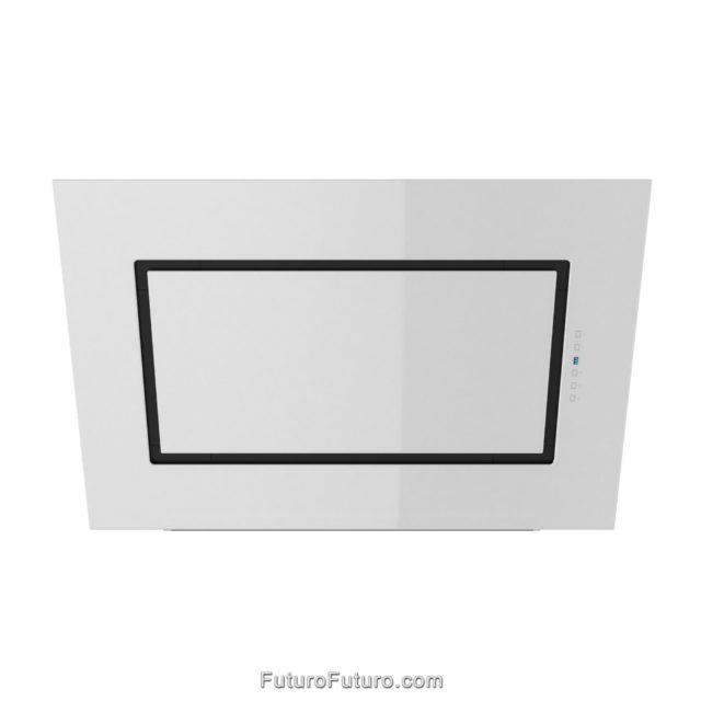 Designer White Wall Range Hood | Premium kitchen vent hood by Futuro Futuro