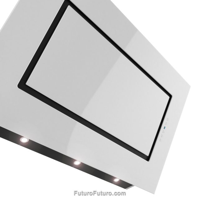 Designer Futuro Futuro White Range Hood | Perimeter Suction System | LED Lighting