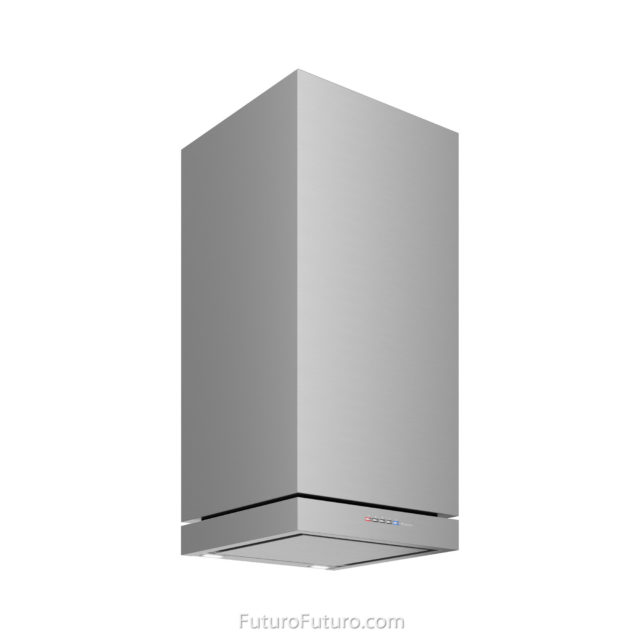 Slim stainless steel kitchen hood | minimalist design wall mount range hood