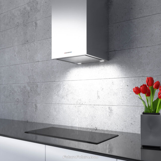 High-grade stainless steel range hood with a modern finish