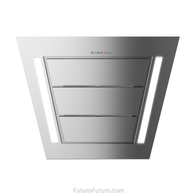 Futuristic design kitchen exhaust fan | Ductless range hood