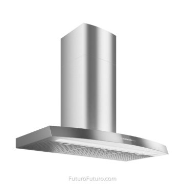 Kitchen design wall mount range hood | Induction cooktop stainless steel range hood