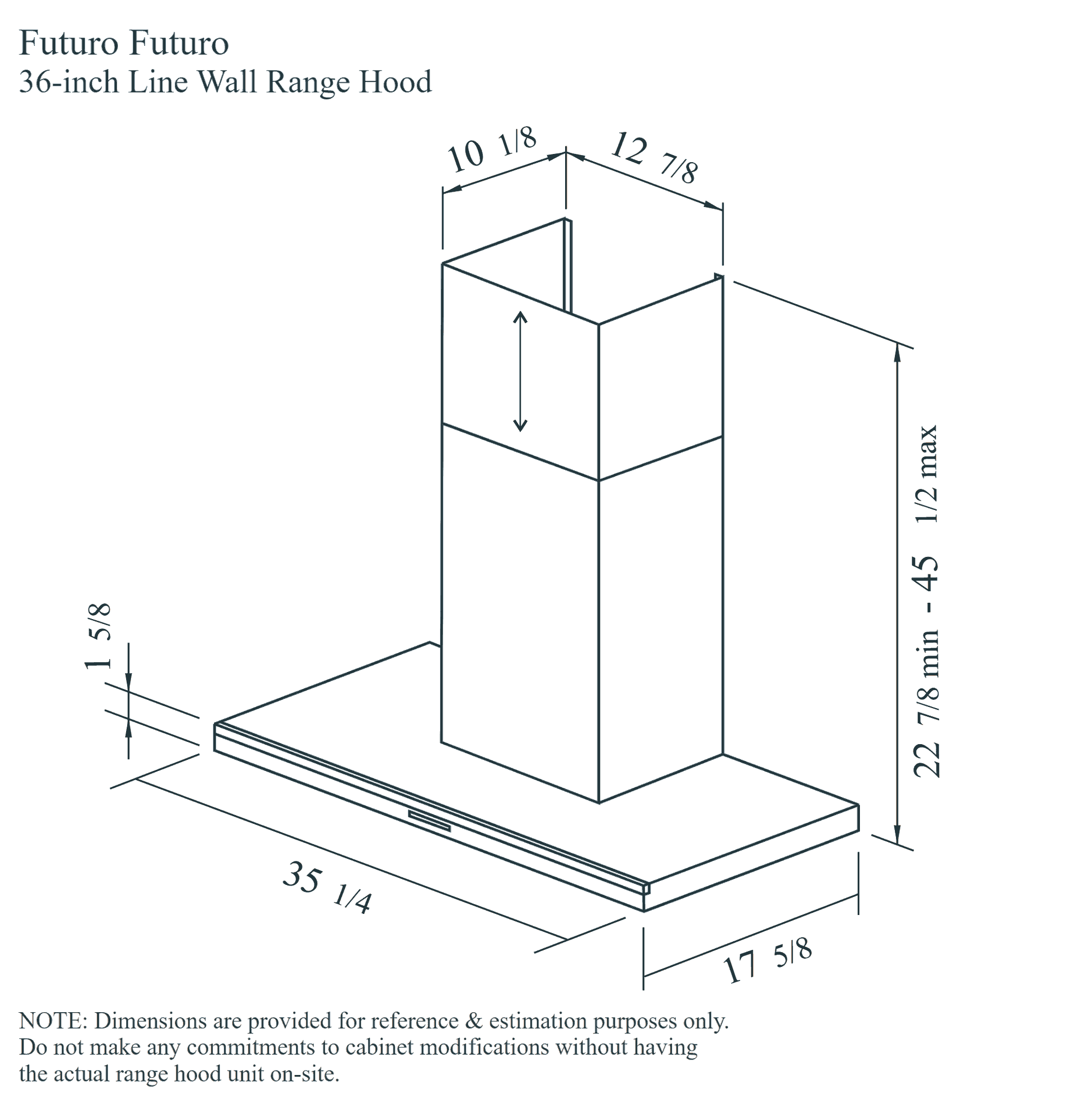 36″ Linea Wall Range Hood 18 36″ Linea Wall Range Hood - Image 18