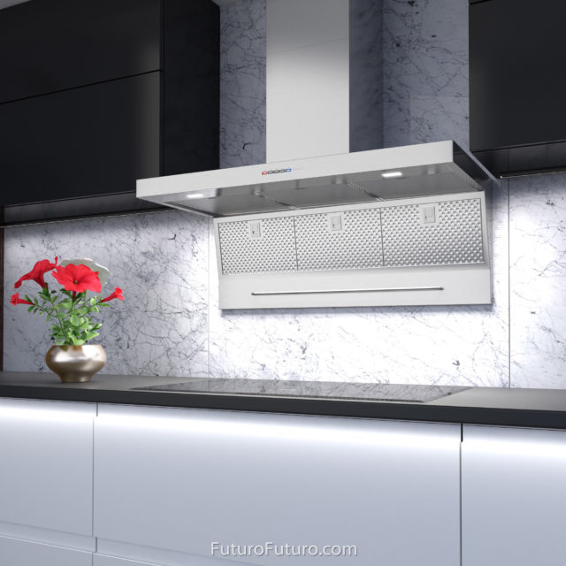 Quartz countertops kitchen hood vent | Italian best range hoods