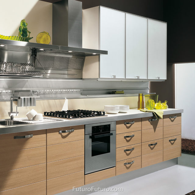 Professional stainless steel style kitchen hood - 36-inch Magnus Wall range hood - Futuro Futuro range hoodsModern oven hood | Professional style kitchen hood