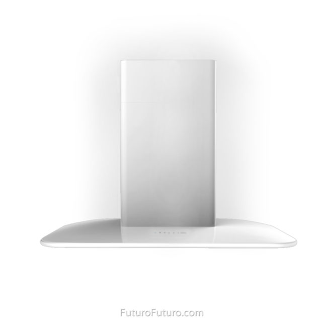 Italian kitchen vent hood | White kitchen fan