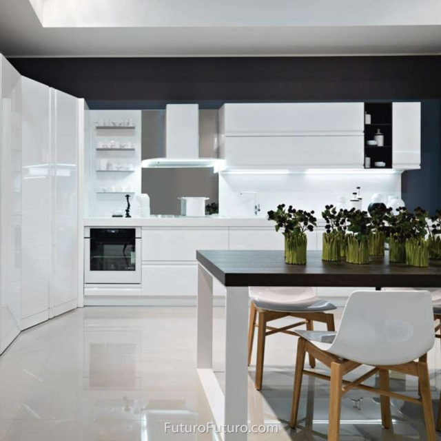 White kitchen cabinets vent hood | Italian stove hood