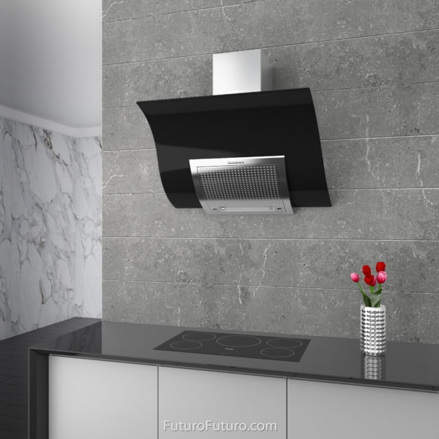 Quartz countertop kitchen fan | Induction cooktop kitchen range hood