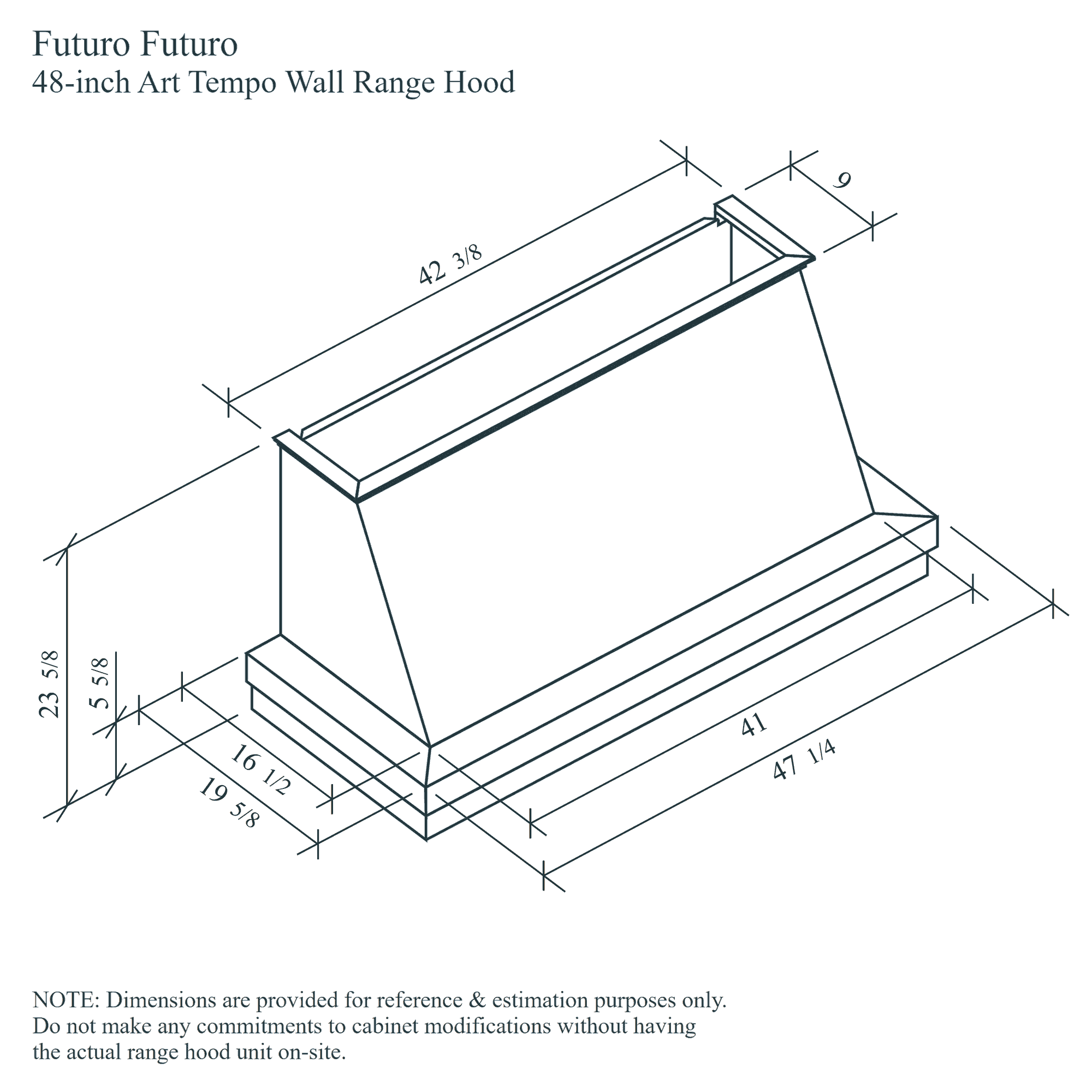 48″ Art Tempo White Wall Range Hood 20 48″ Art Tempo White Wall Range Hood - Image 20