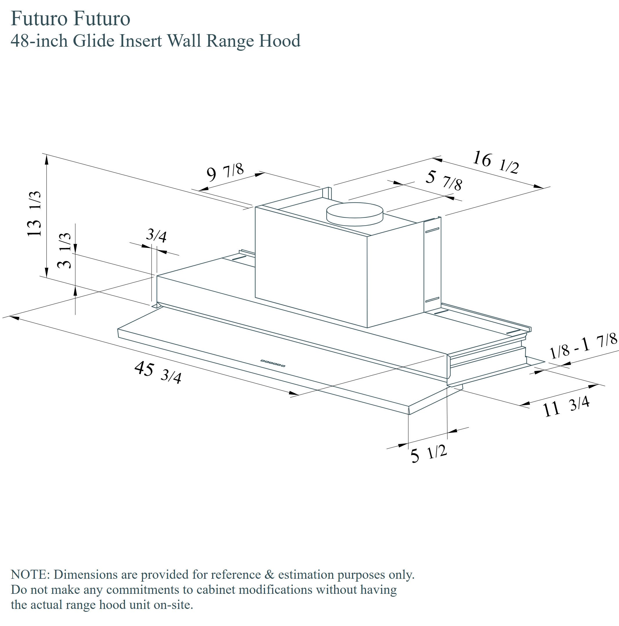48″ Glide Insert Range Hood 25 48″ Glide Insert Range Hood - Image 25