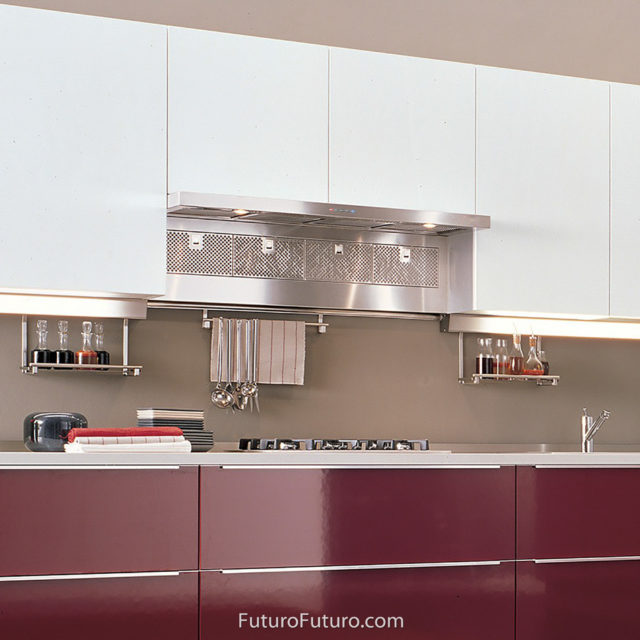 Modern kitchen oven hood | Professional style under cabinet range hood