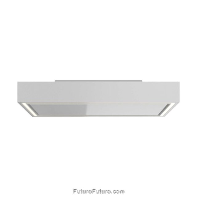 Futuro Futuro Perimeter Suction System | Minimalistic Kitchen Ventilation Design | White Range Hood