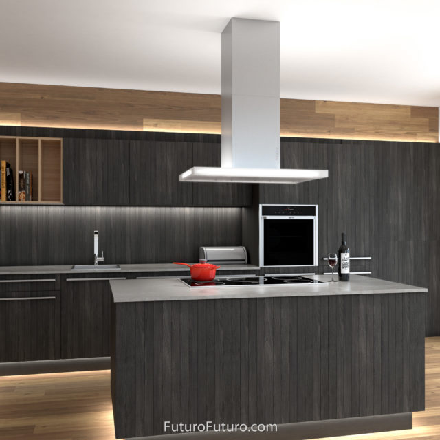 Designer kitchen stove hood | Professional style range hood