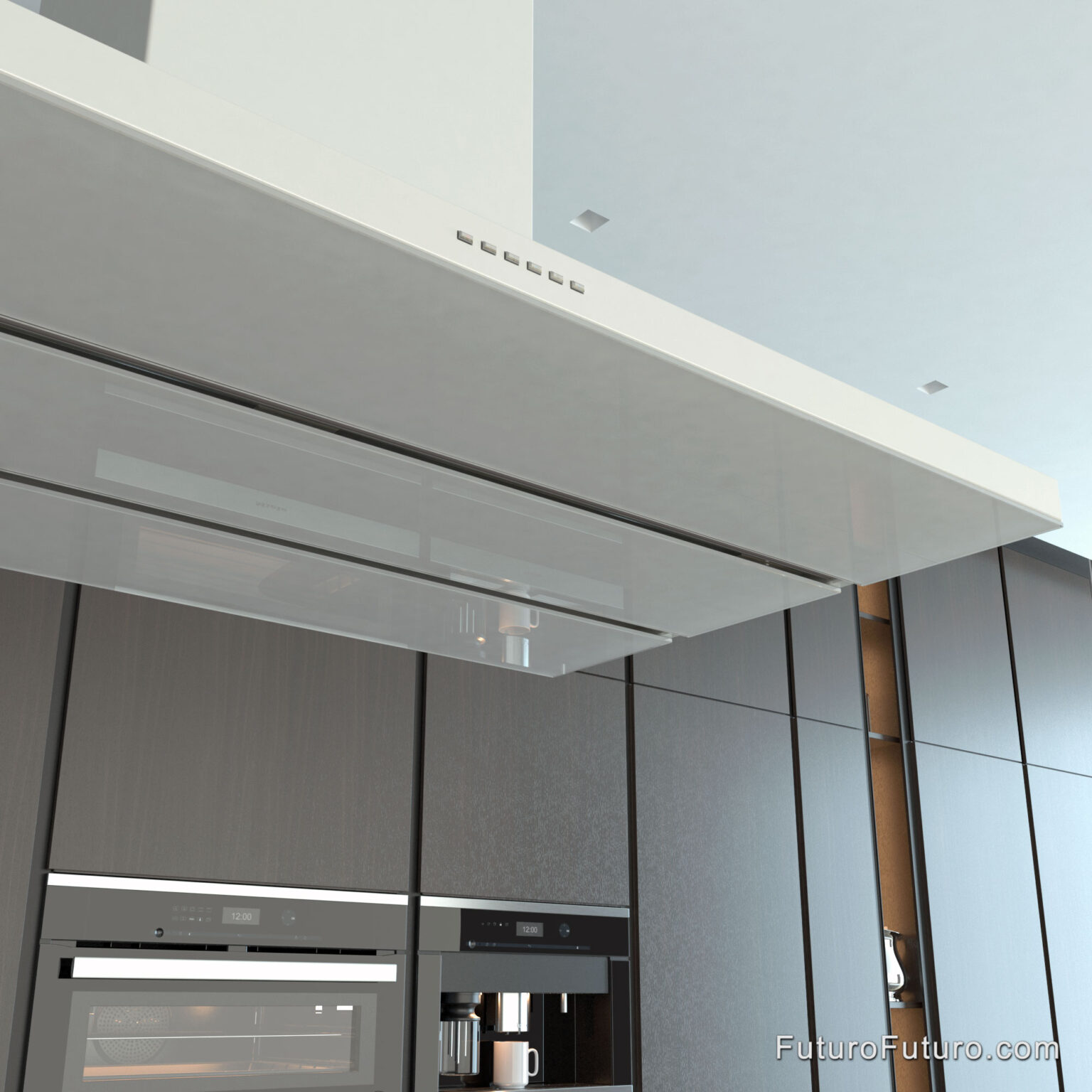 Futuro Futuro 48″ Viale White Island Range Hood