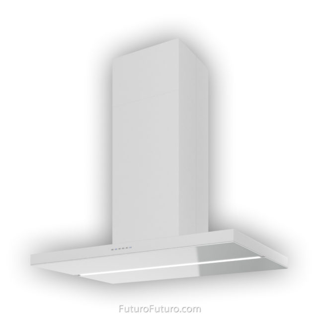 Crispy glass kitchen hood | Contemporary kitchen exhaust fan