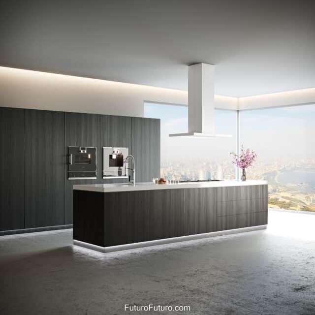 36-inch Viale White Island Range Hood from Futuro Futuro, a sleek kitchen addition