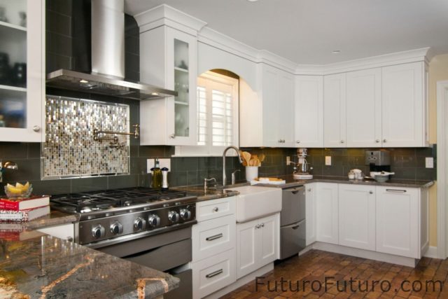 Project Review: Willenberg Kitchen by InDetail Interiors – Futuro Futuro 36 inch Rainbow Wall range hood