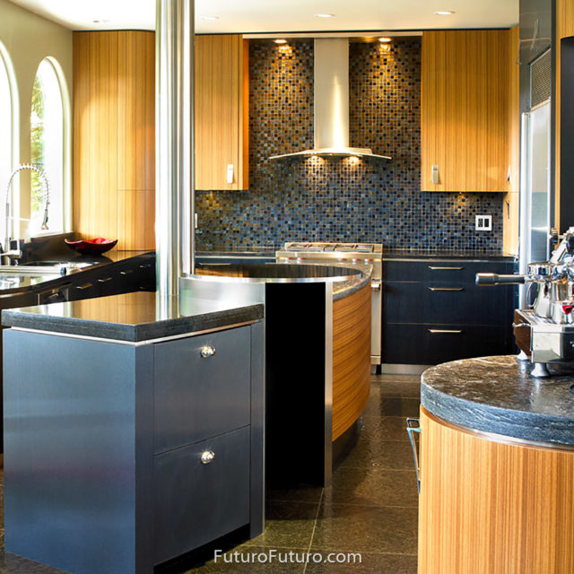 kitchen design 36-inch wall-mount range hood | Stainless steel & glass vent hood