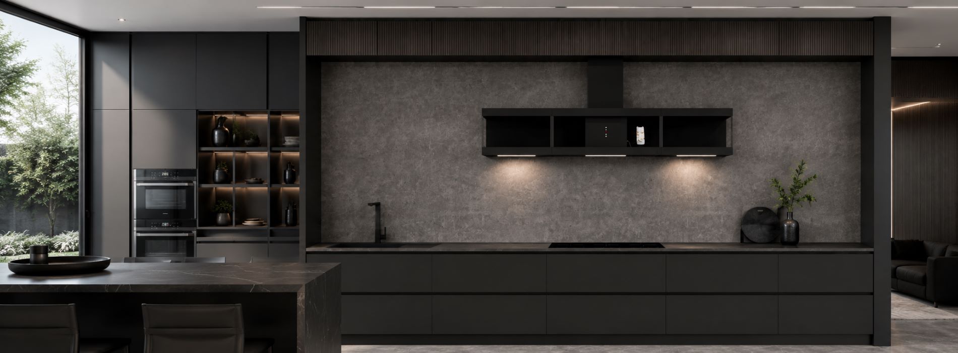 Gunmetal Black Range Hoods