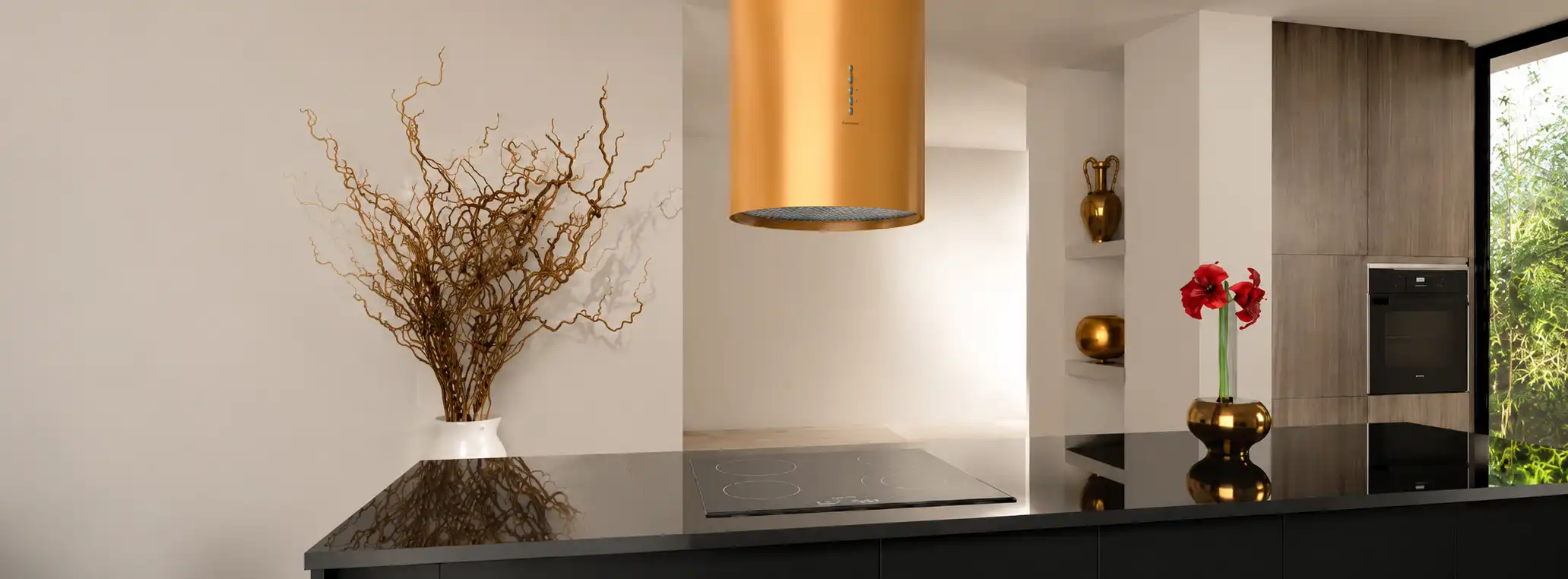 High-End Kitchen Hood for Island Cooktops